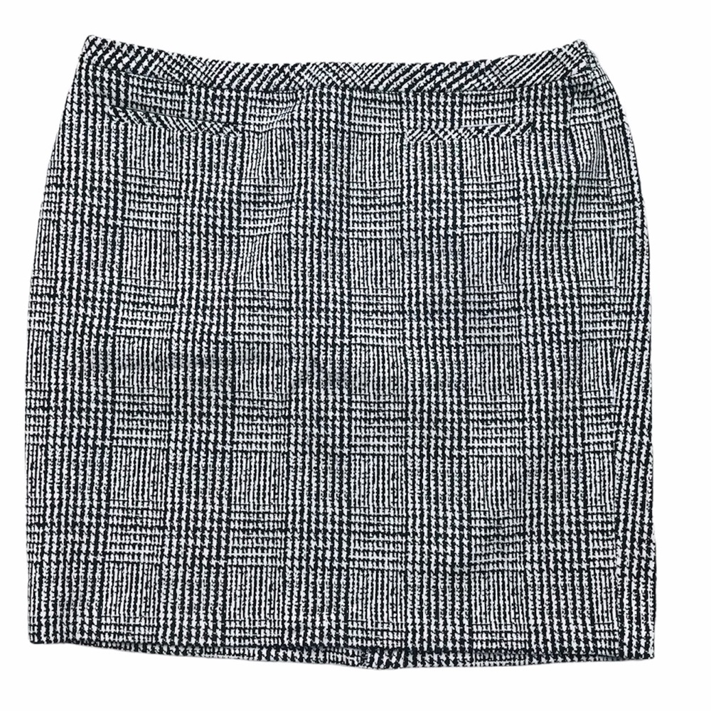 Talbots black and gray plus petites skirt